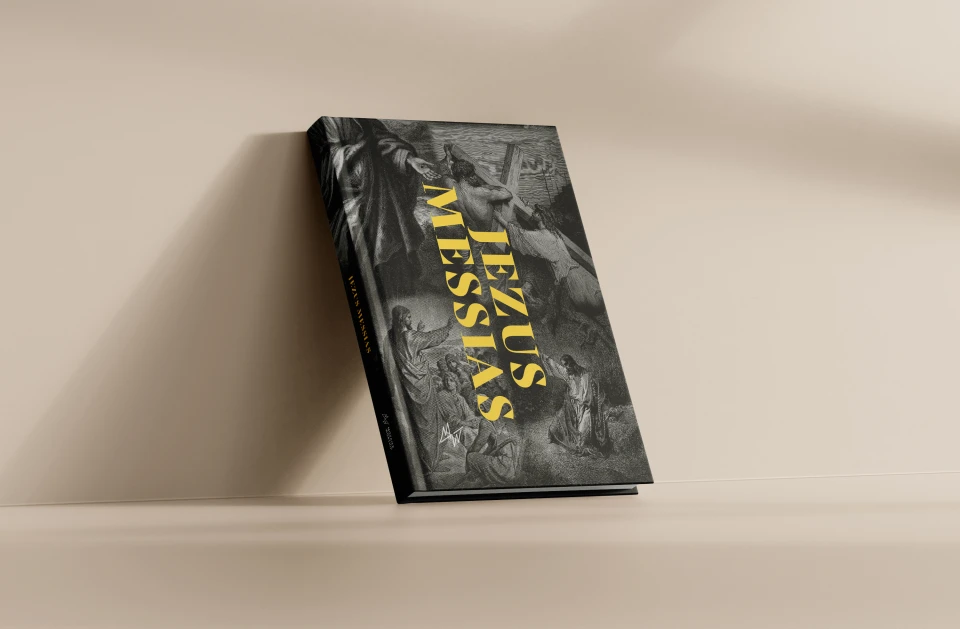 Mockup van het boek Jezus Messias van Mozaiek Worship